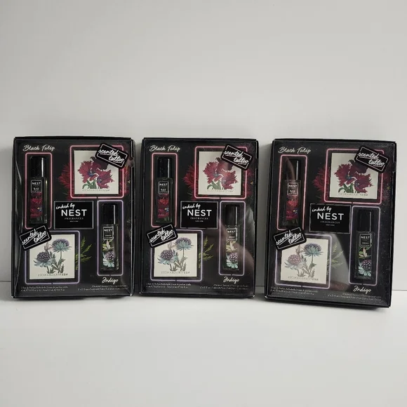 NEST Fragrances Inked Set with Black Tulip and Indigo - 3 Pack
